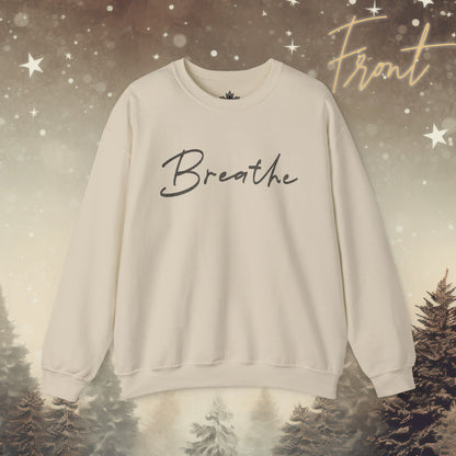 Cozy Breathe Sweatshirt - Mandala Back Print