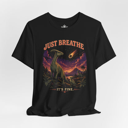 90s Dinosaurs Just Breathe Tee