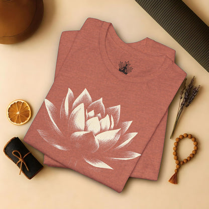White Lotus Shadow Art Tee