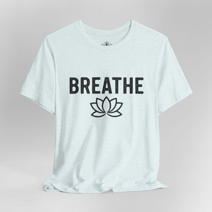 Breathe Lotus – Minimalist Yoga Class Men Tee