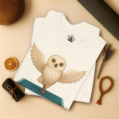 Snowy Owl - Tree Pose Tee