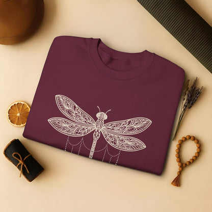Mandala Dragonfly - Serenity Sweatshirt