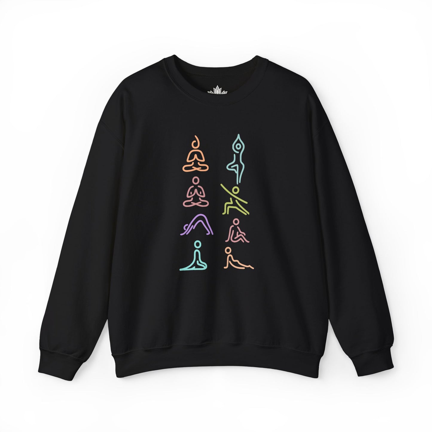 Line Art Yoga Poses Sweatshirt
