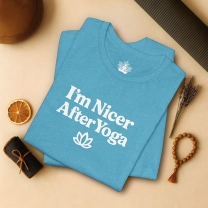 I'm Nicer After Yoga – Calm Spirit Tee