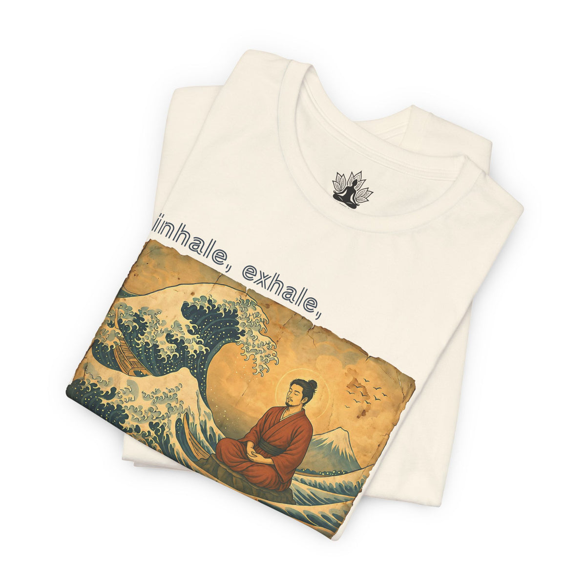 Inhale Exhale Japanese Wave Men Tee