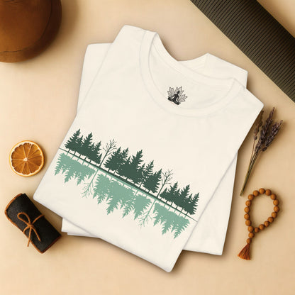 Mindful Forest – Reflection Nature Yoga Tee