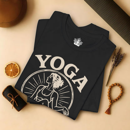 Yoga Because Murder Is Wrong Retro Tee