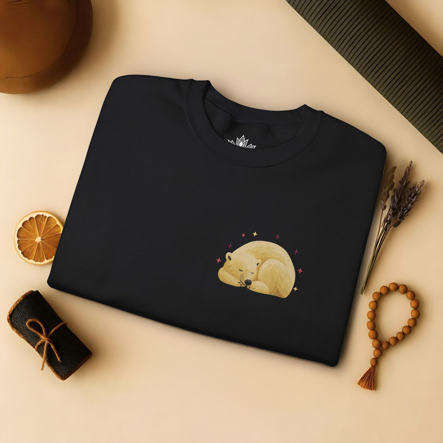 Namastay Cozy - Vintage Polar Bear Sweatshirt