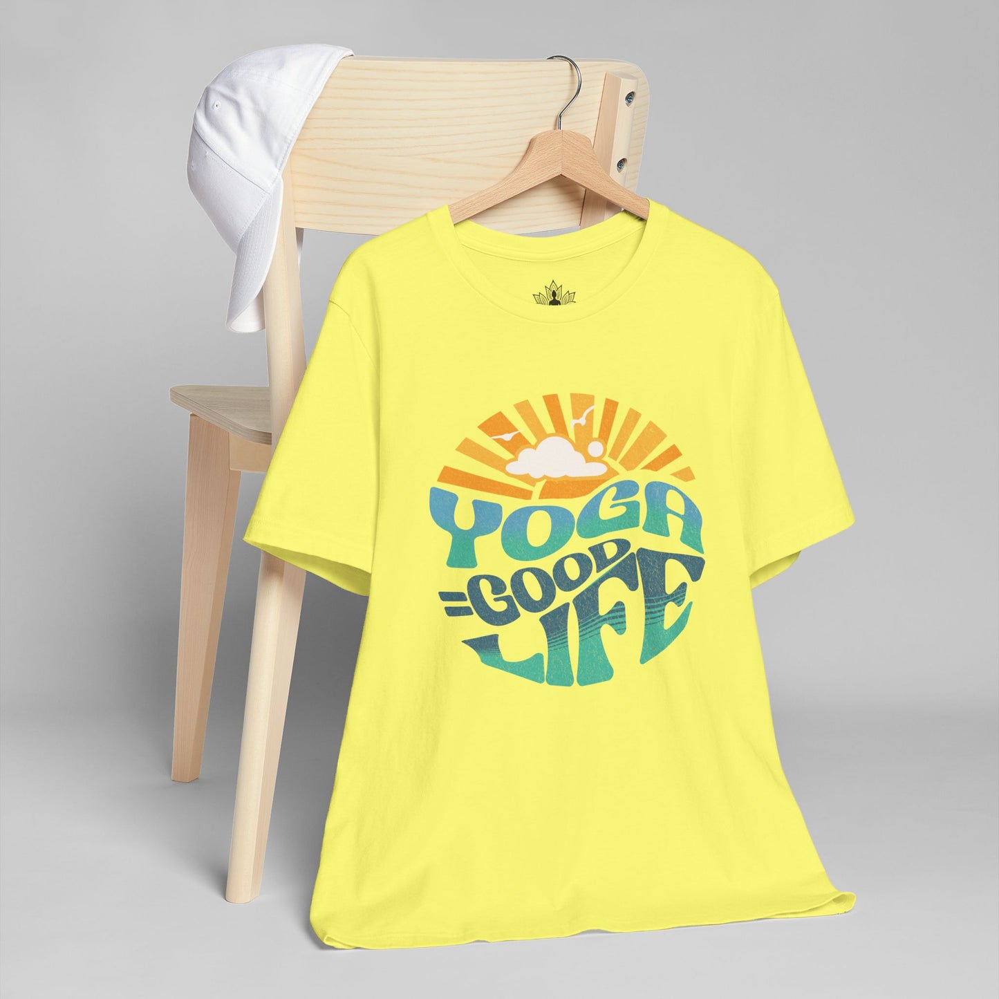 Yoga = Good Life - Happy Vintage Men Tee