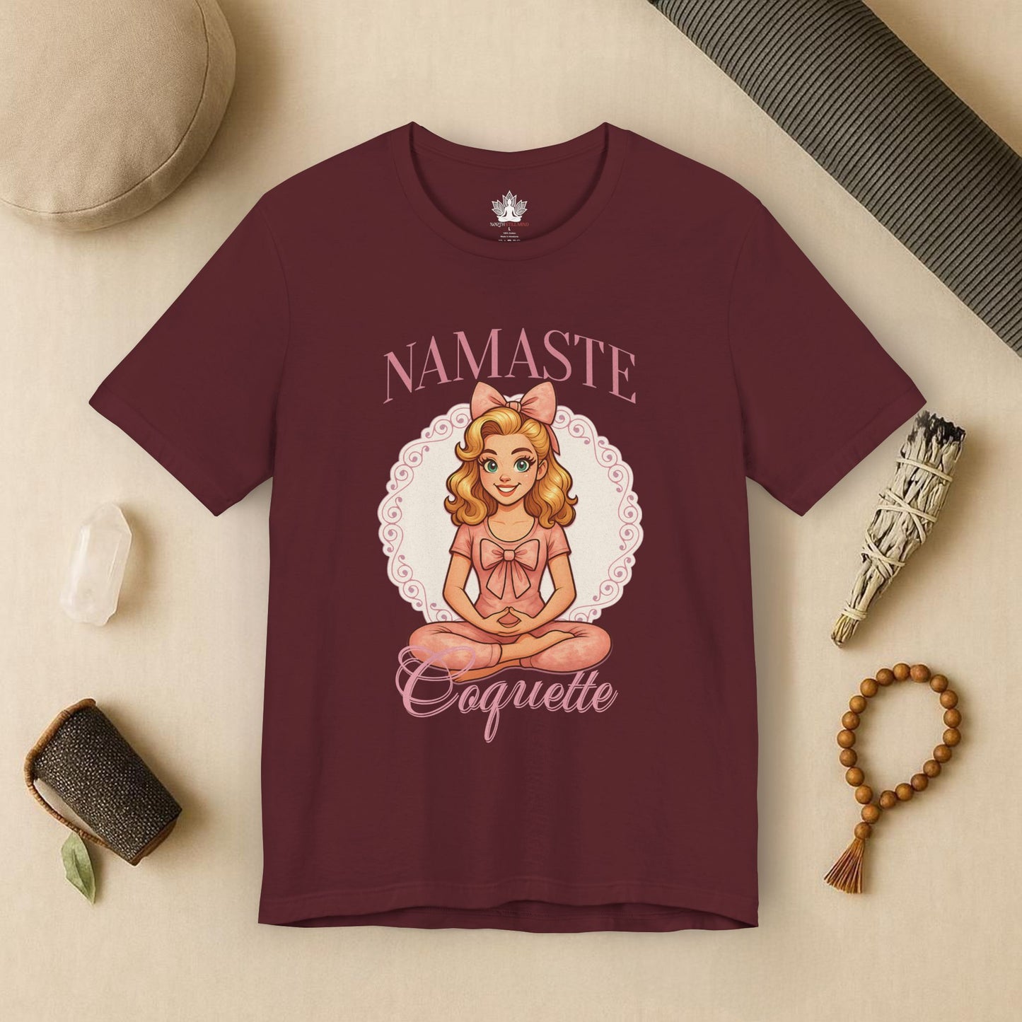 Namaste Coquette – Cute Yoga Tee