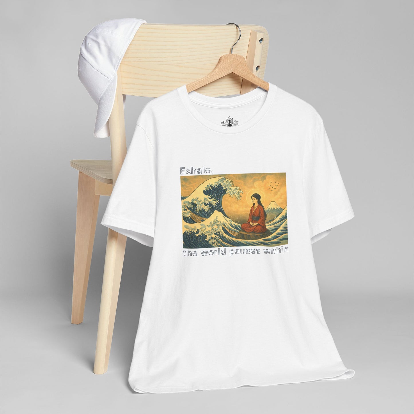 Exhale – Mindful Japanese Wave Men Tee