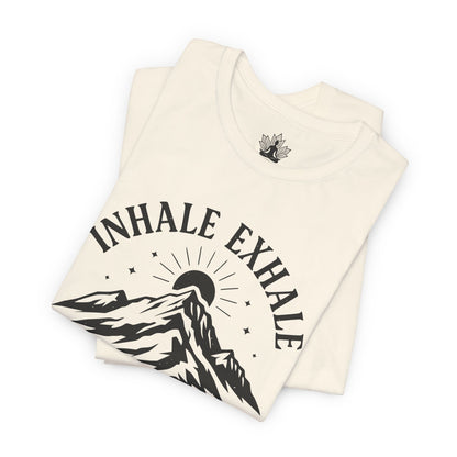 Inhale Exhale Repeat - Mountain Peace Men Tee