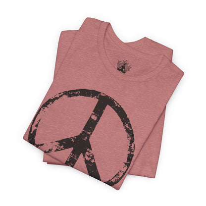 Retro Peace Symbol Men Tee