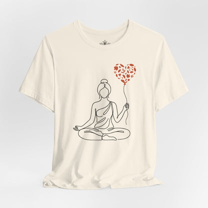 Mindful Love Yogini – Valentine Yoga Tee