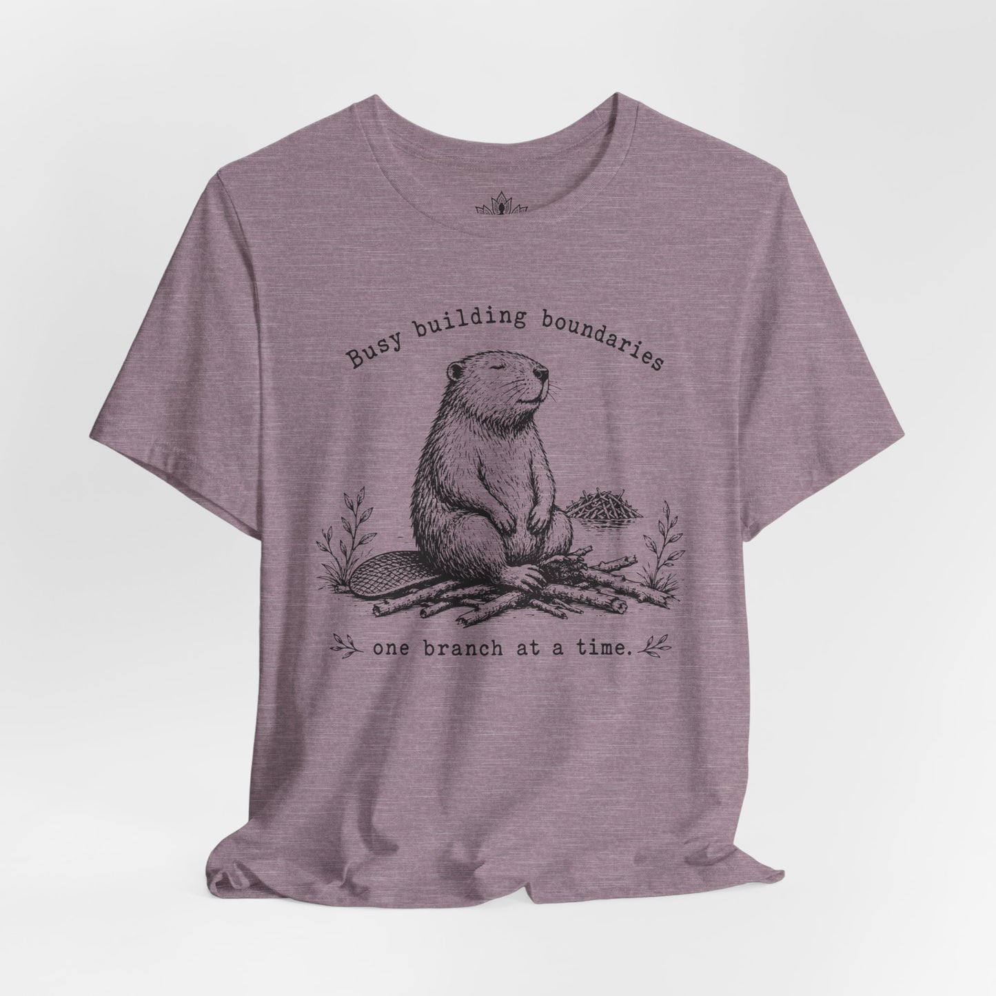 Busy Building Boundaries Beaver Tee