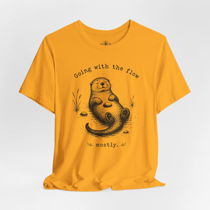 Going With The Flow Otter Tee