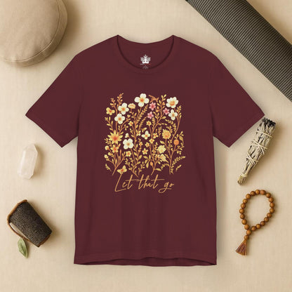 Let That Go – Floral Mindfulness Tee