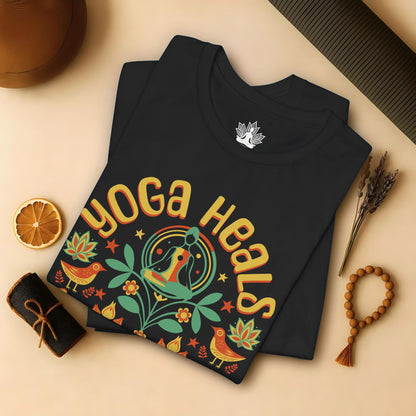 Yoga Heals the Mind & Soul Tee