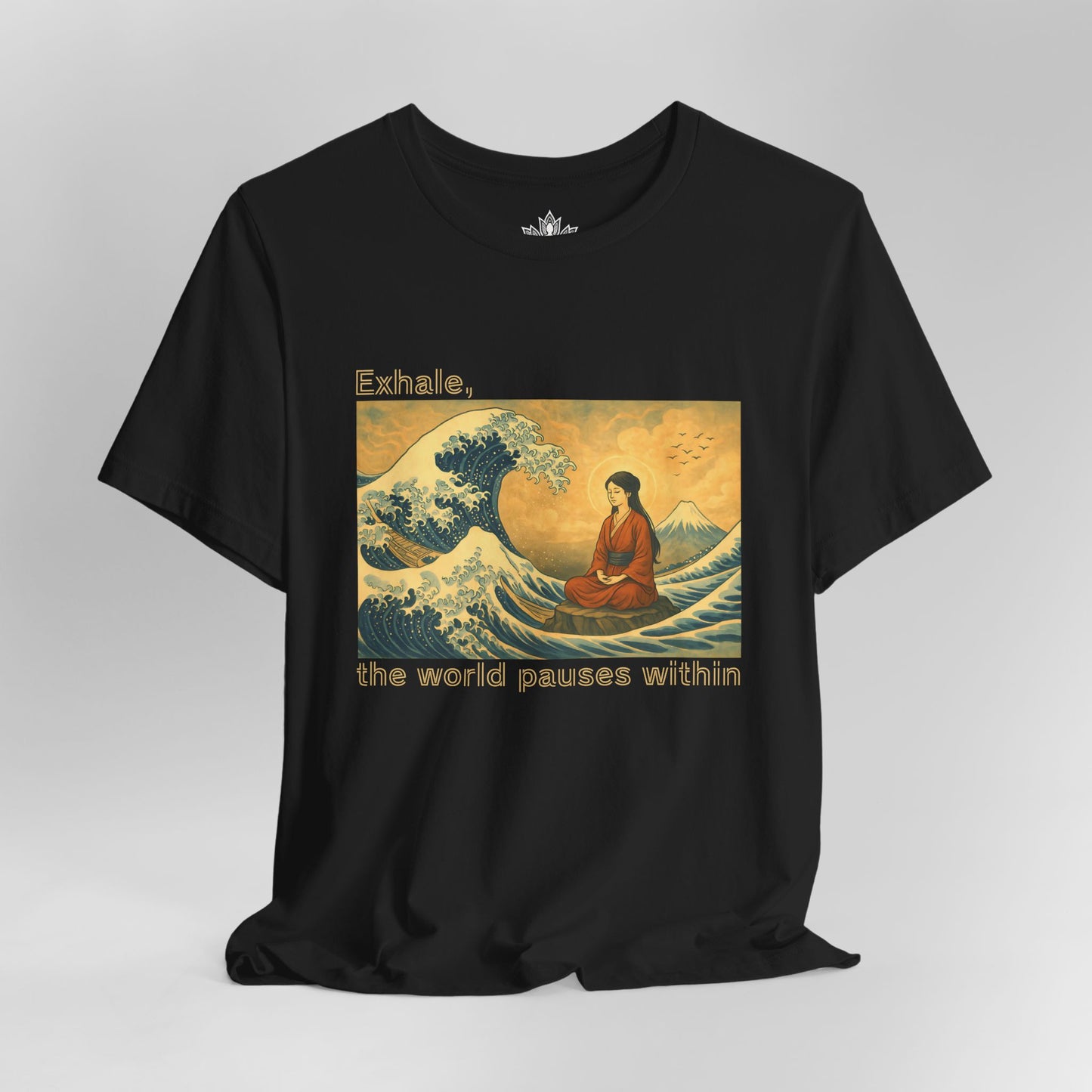 Exhale – Mindful Japanese Wave Men Tee