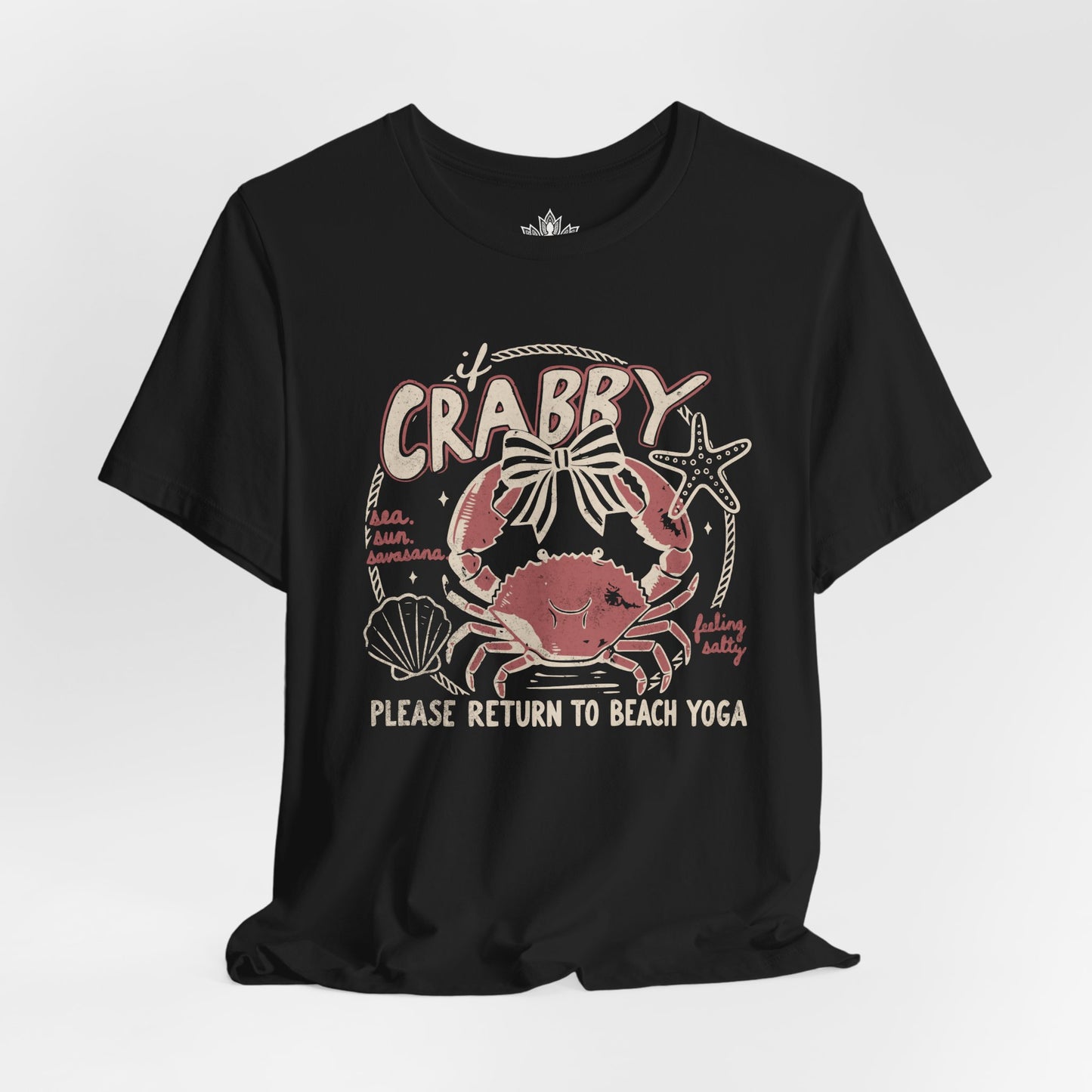 If Crabby, Return To Beach Yoga Tee
