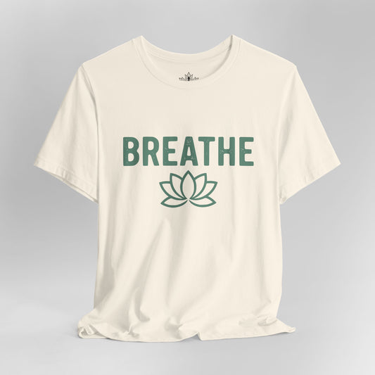 Breathe Lotus – Minimalist Yoga Class Men Tee