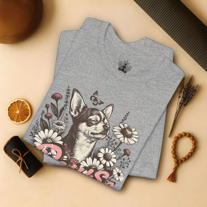 Paws & Breathe – Mindful Floral Dog Tee