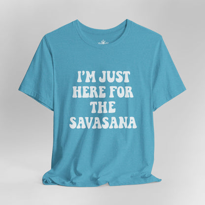 Savasana Only – Funny Yoga Men Tee