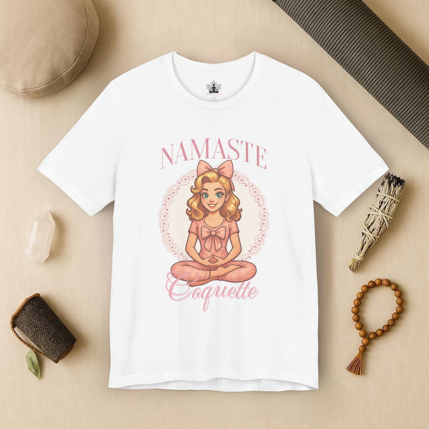 Namaste Coquette – Cute Yoga Tee
