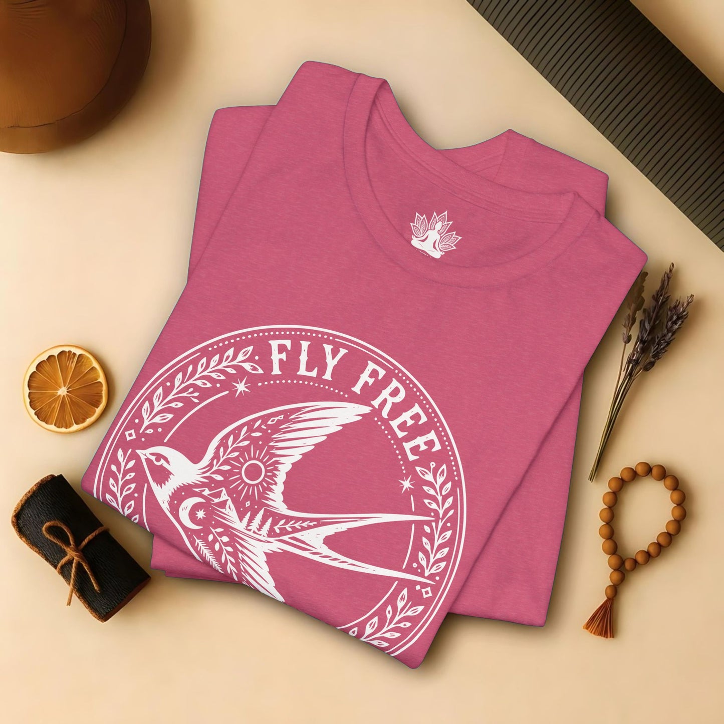 Fly Free, Little Bird Badge Tee