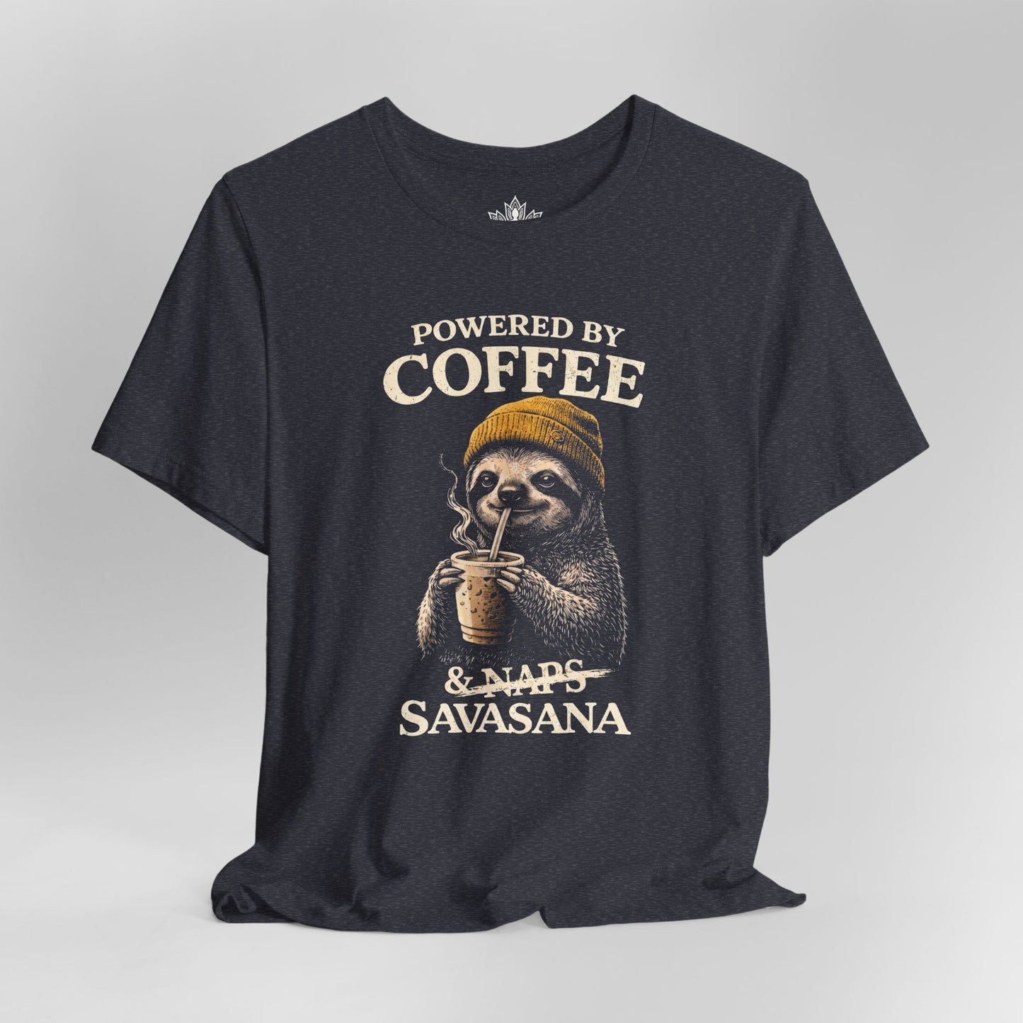 Powered By Coffee & Savasana Tee