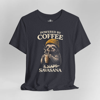 Powered By Coffee & Savasana Men Tee