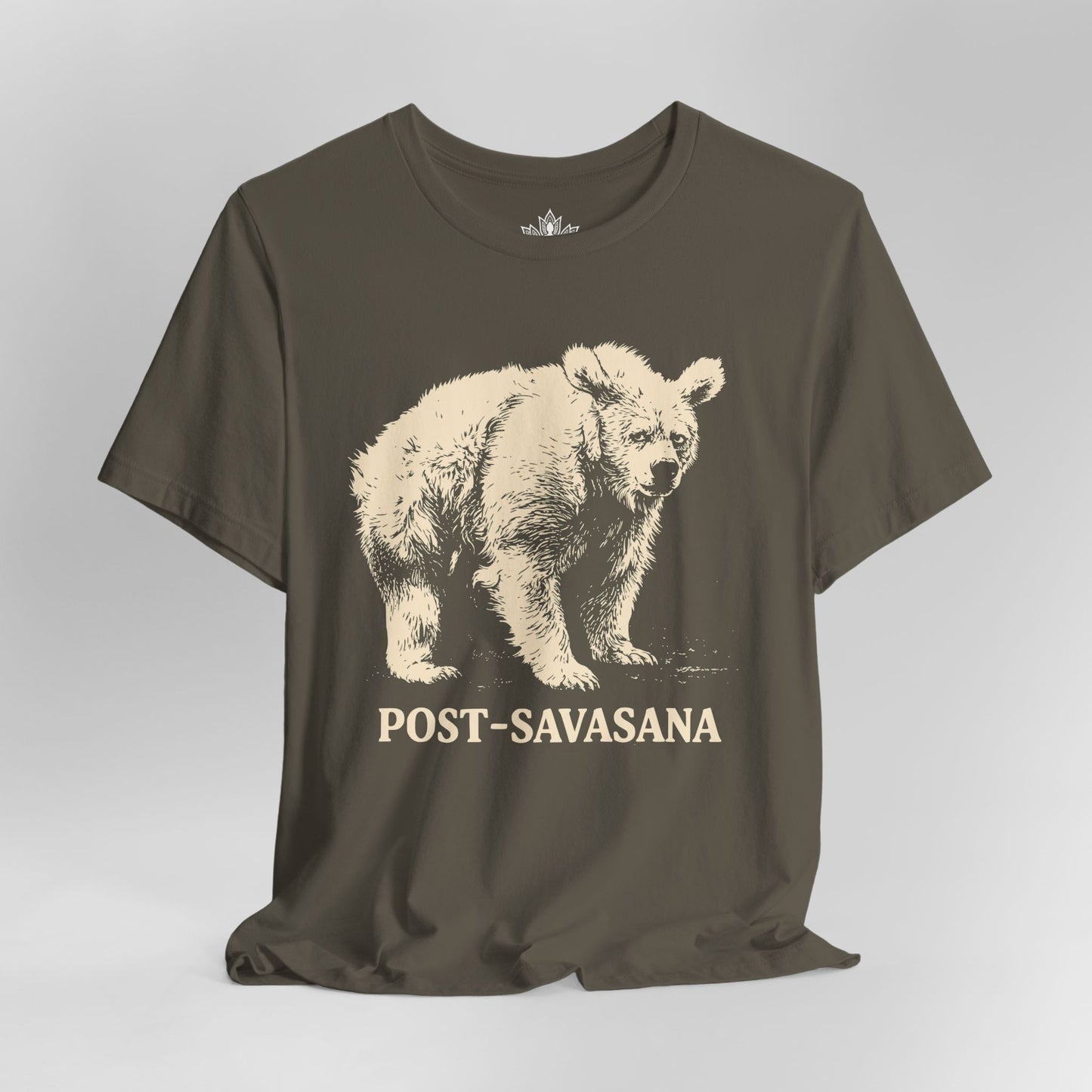 Post-Savasana Sleepy Bear Men Tee