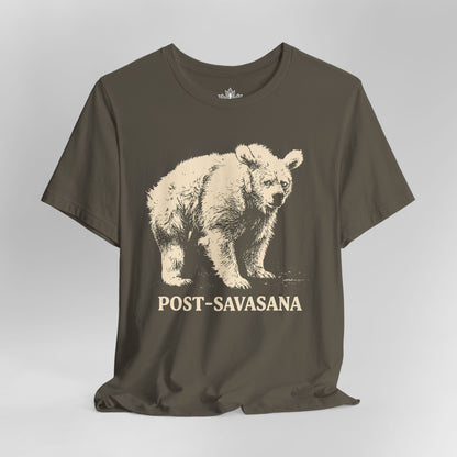 Post-Savasana Sleepy Bear Men Tee