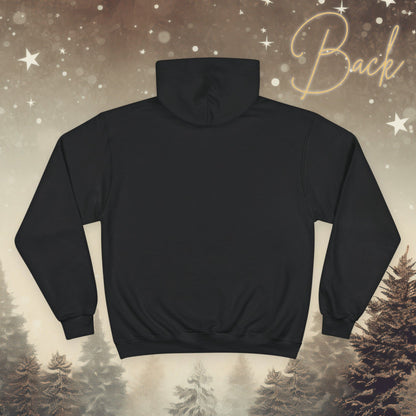 Cozy Champion Hoodie – Let That Go Dandelion Heart