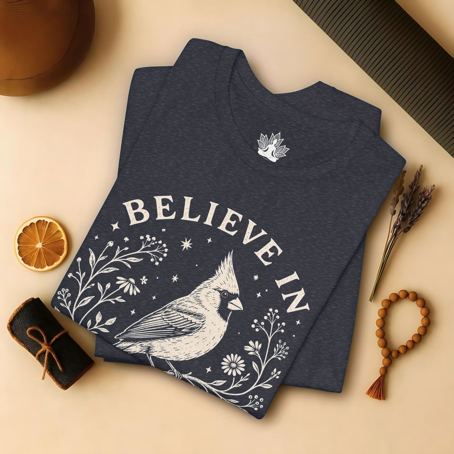 Believe In Good Cardinal Bird Tee