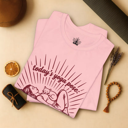 Today's Yoga Pose - Cat Assisted Savasana Tee