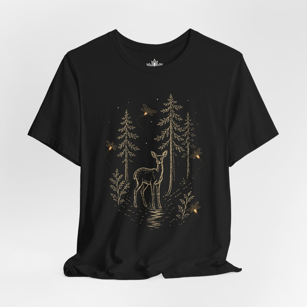 The Quiet Path Doe & Fireflies Tee