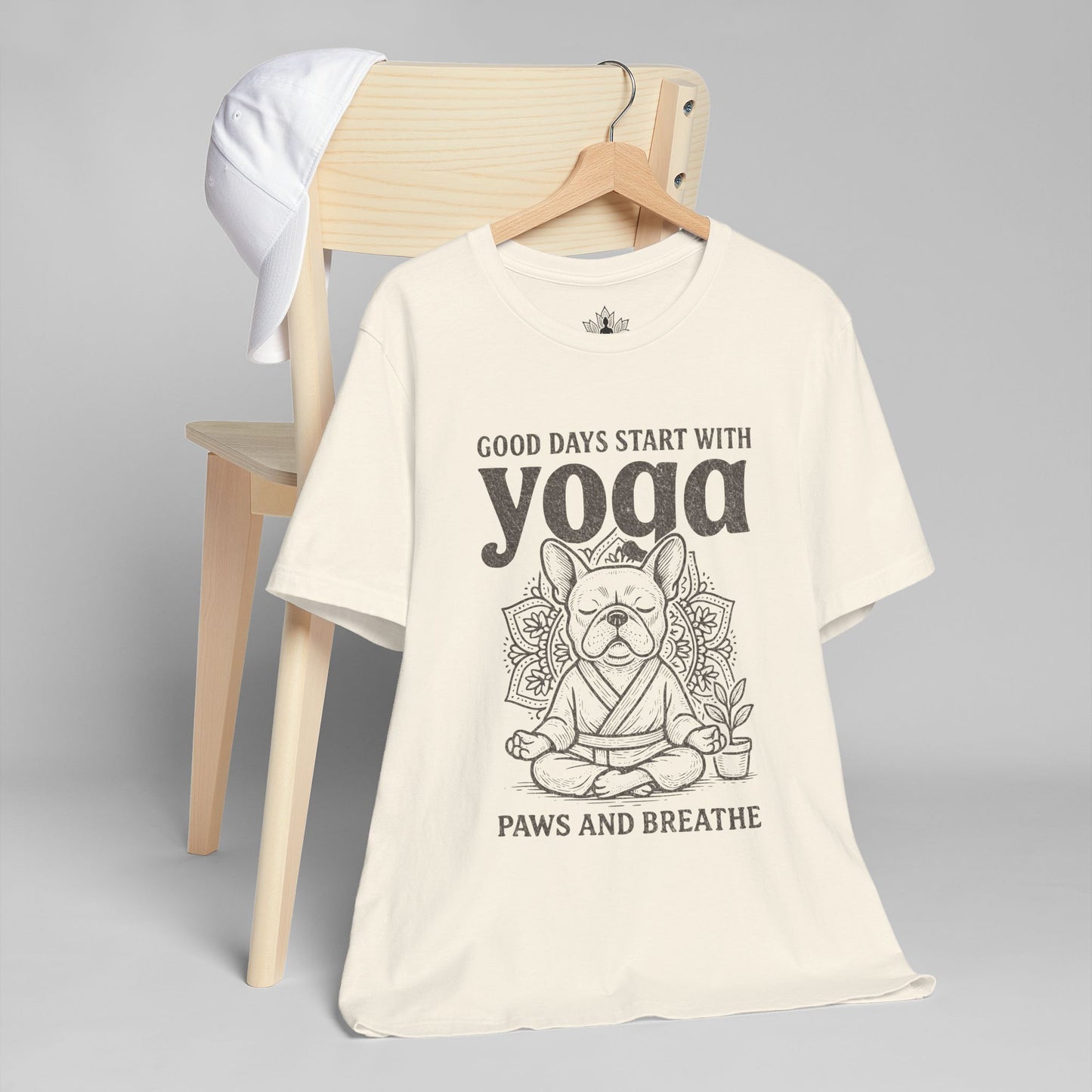 French Bulldog Yoga - Good Vibes Men Tee