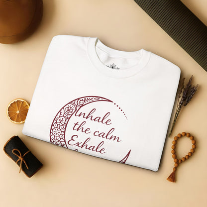 Inhale Calm Exhale Noise - Cozy Sweatshirt