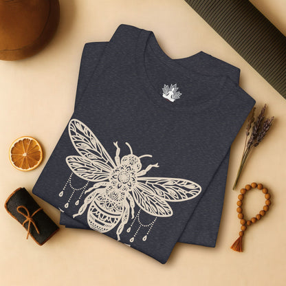 Bee Kind Mandala – Mindful Boho Yoga Tee