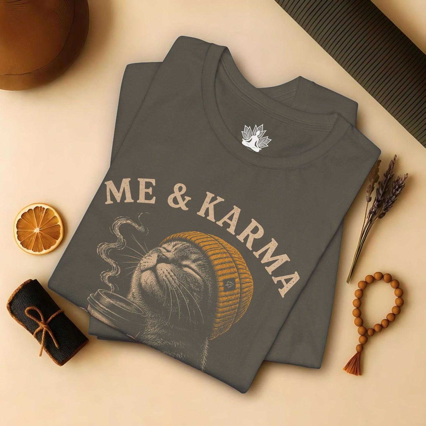 Me & Karma Vibe Like That Cat Tee