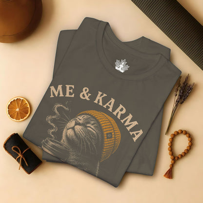 Me & Karma Vibe Like That Cat Tee