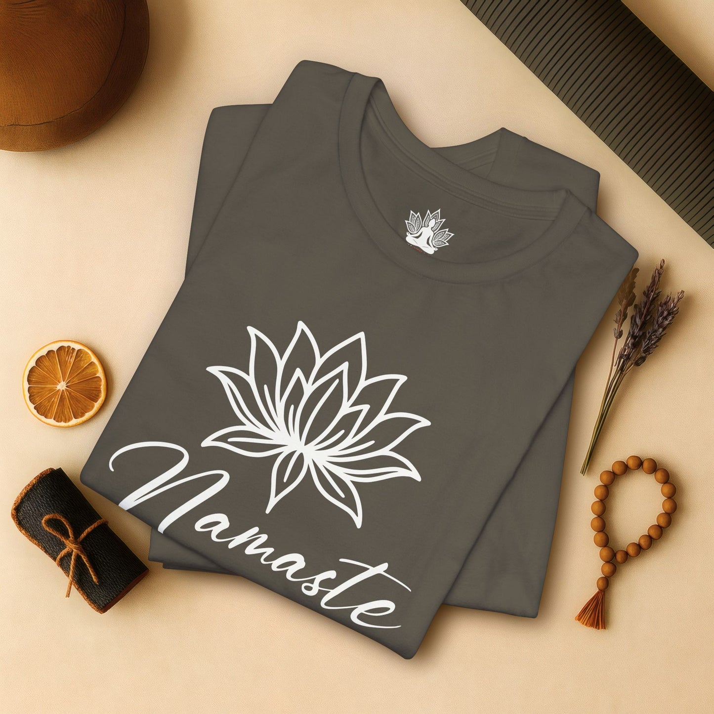 Namaste Lotus Tee