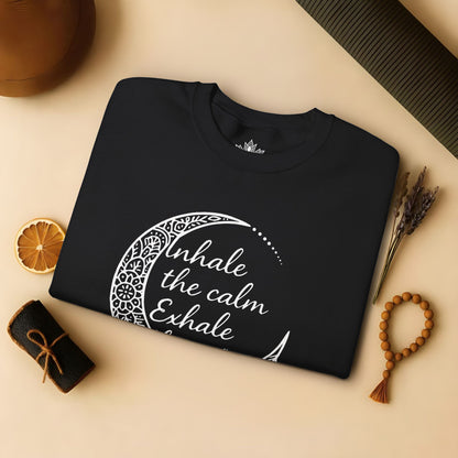 Inhale Calm Exhale Noise - Cozy Sweatshirt