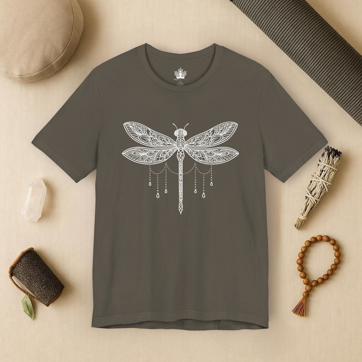 Mandala Dragonfly - Serenity Tee