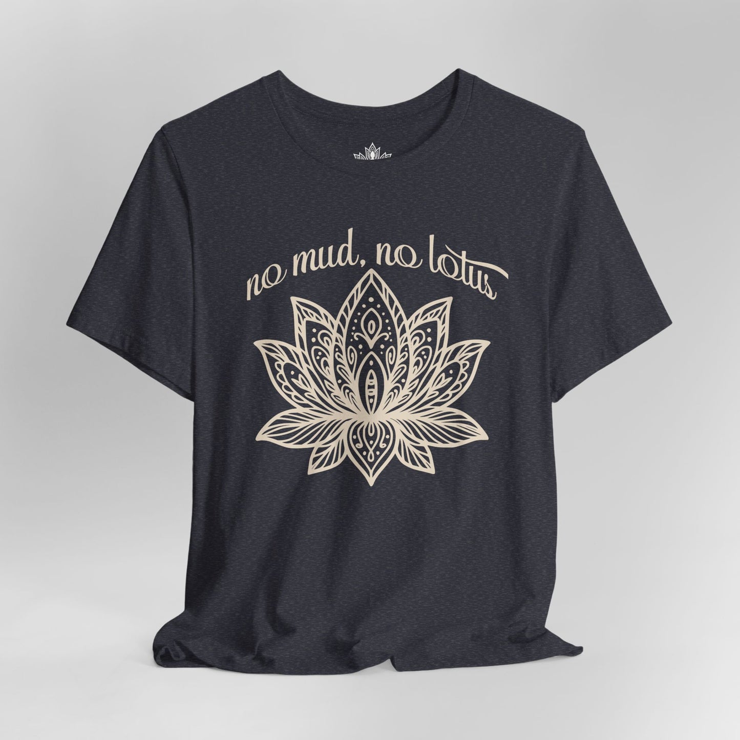 No Mud No Lotus - Mandala Art Yoga Tee