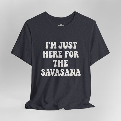 Savasana Only – Funny Yoga Men Tee
