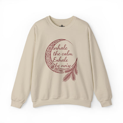 Inhale Calm Exhale Noise - Cozy Sweatshirt