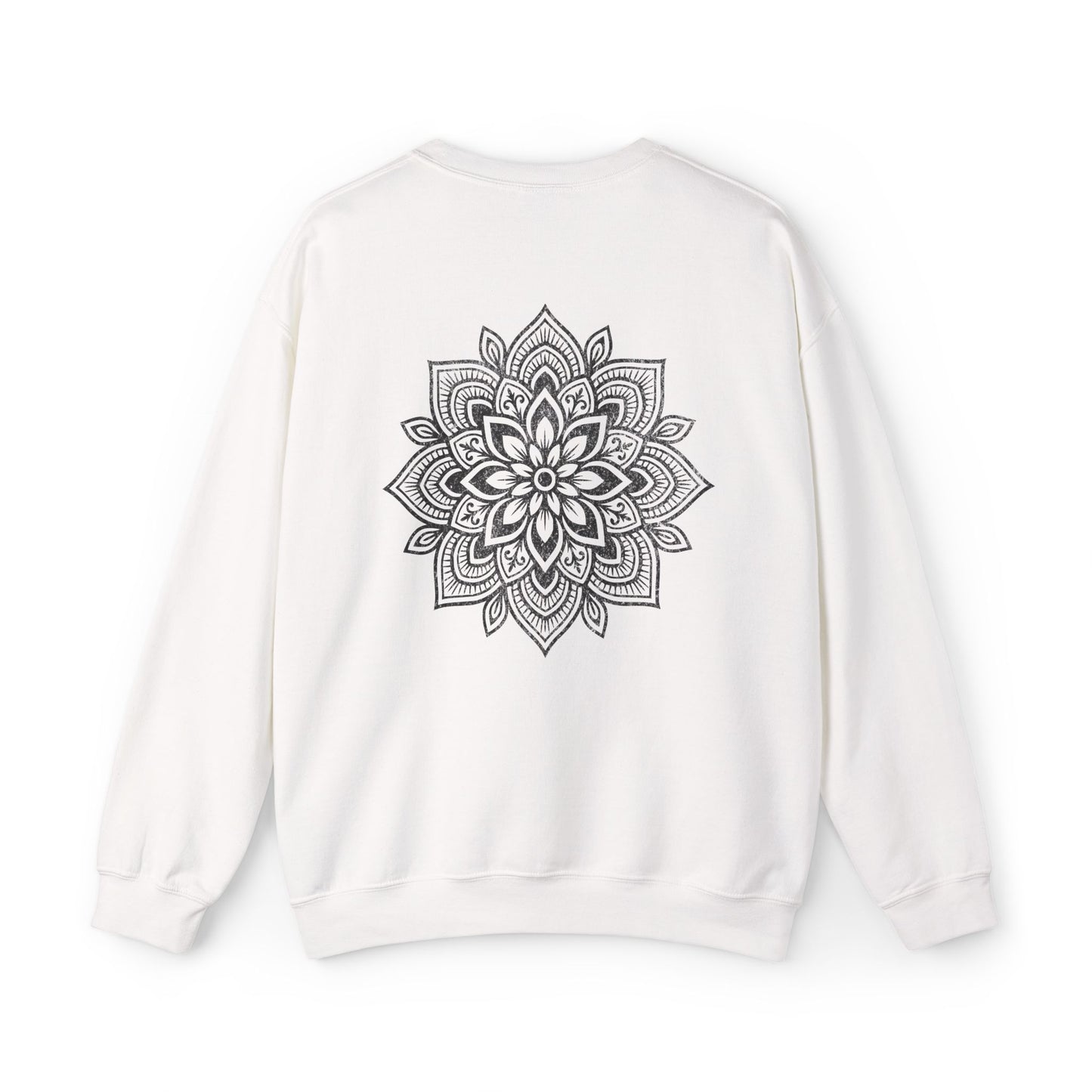 Breathe Sweatshirt - Mandala Back Print