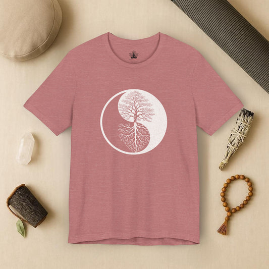 Yin Yang Tree of Balance - Spiritual Nature Tee